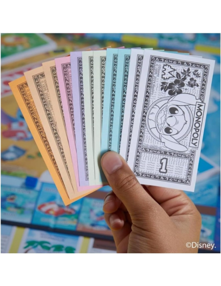 Monopoly Disney Stitch – Edizione Speciale Hasbro Gaming  Gioco da Tavolo 2–4 Giocatori  Versione per Bambini 8+