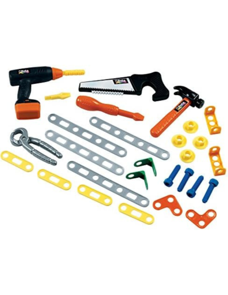 Banco da Lavoro Beta Junior Work Center 74 cm  Set Attrezzi 30 Pezzi  Officina per Bambini 3+  Giocattolo Made in Italy
