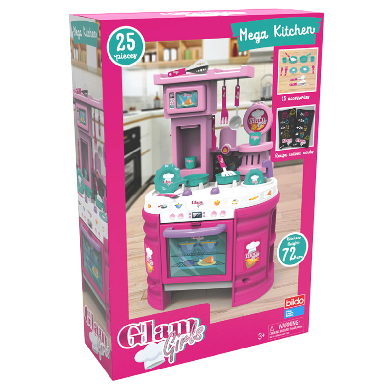 Cucina Giocattolo Mega Kitchen Glam Girls 72 cm...
