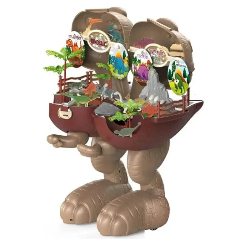 Dino World Playset con Dinosauro Gigante...