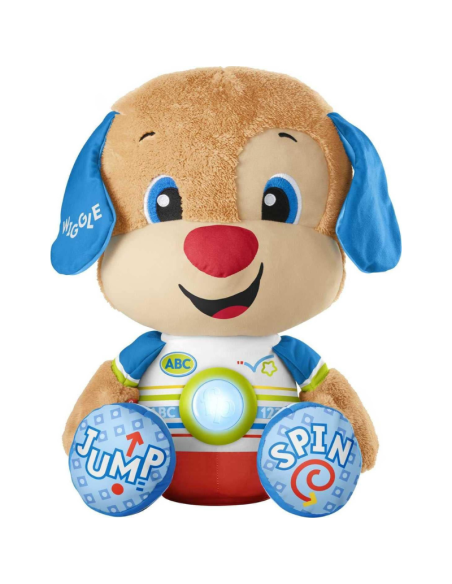 Fisher-Price Laugh & Learn So Big Puppy – Peluche Interattivo con Suoni, Canzoni e Attività (6–36 mesi)