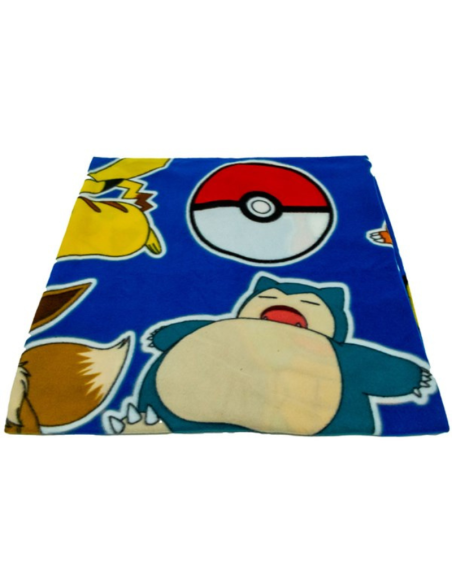 Coperta Plaid Pokémon in Morbido Pile – Pikachu e Personaggi  Ufficiale, Calda e Colorata