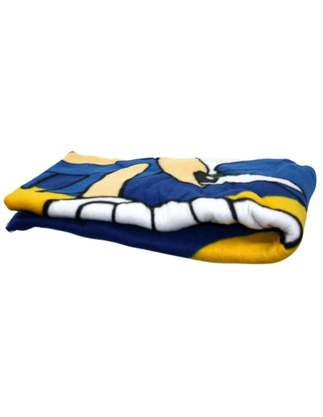 Coperta Plaid Sonic the Hedgehog in Morbido Pile – Ufficiale, Calda e Colorata (100×140 cm)