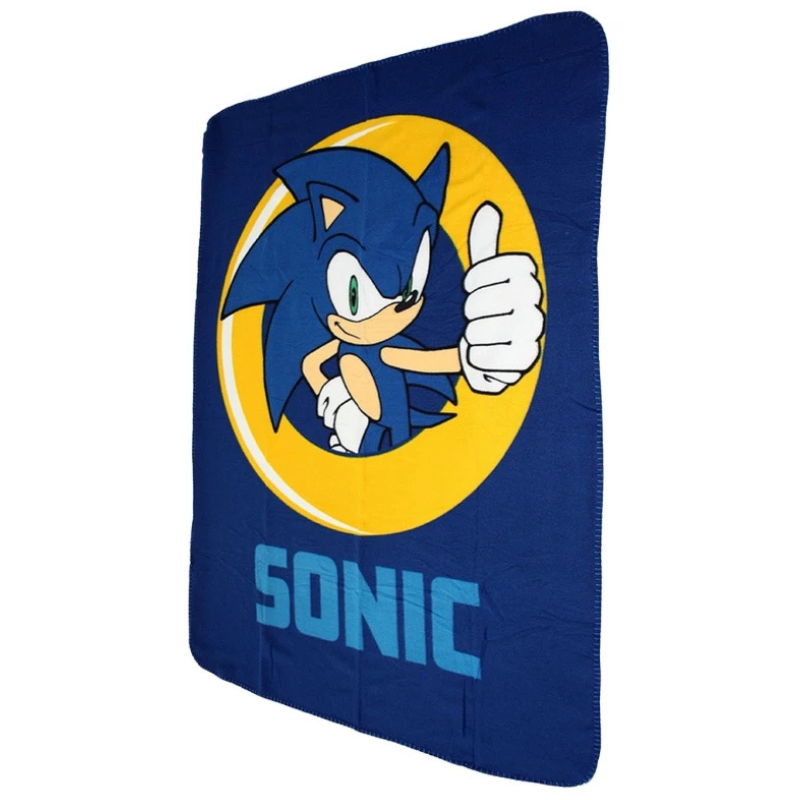 Coperta Plaid Sonic the Hedgehog in Morbido...