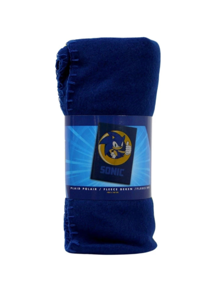 Coperta Plaid Sonic the Hedgehog in Morbido Pile – Ufficiale, Calda e Colorata (100×140 cm)