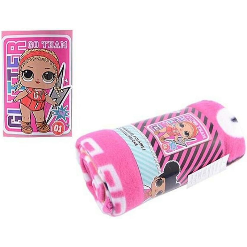 Coperta Plaid LOL Surprise Glitter – Go Team in...