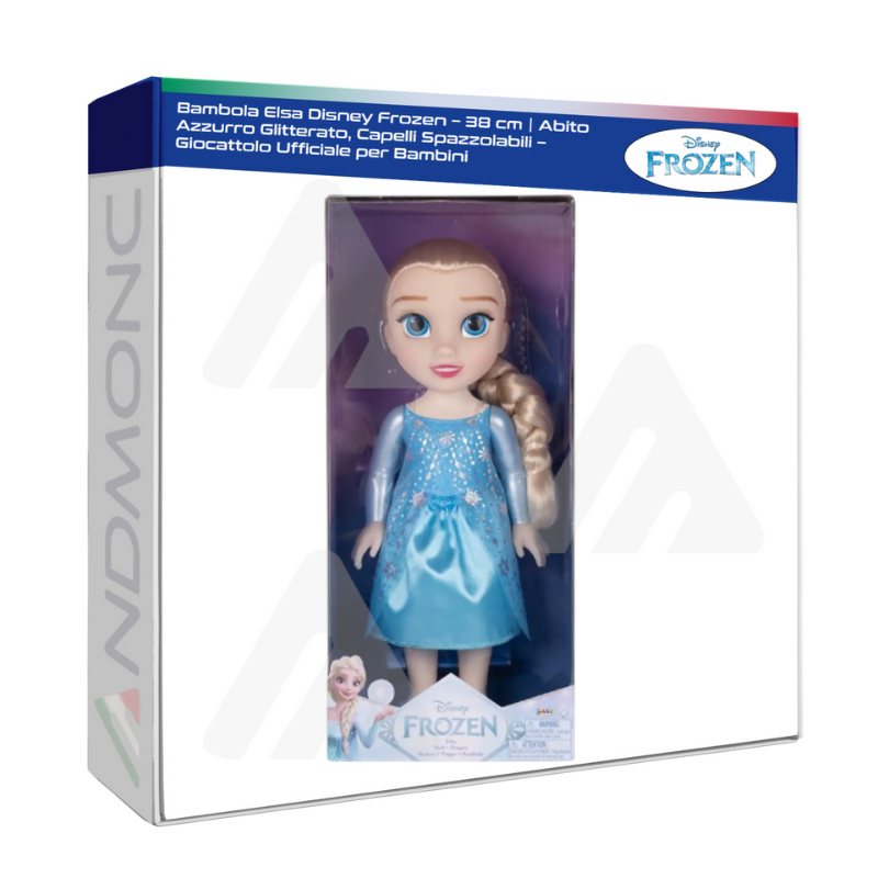 Bambola Elsa Disney Frozen – 38 cm  Abito...