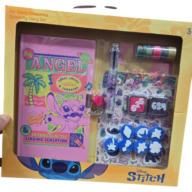 Disney Stitch – Set Diario Creativo Angel  Kit...