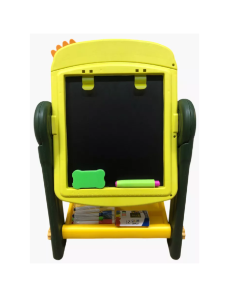 Lavagna da Disegno Doppia Faccia per Bambini – Cavalletto Artist con Accessori, Lettere Magnetiche e Gessetti  24 Pezzi  3+