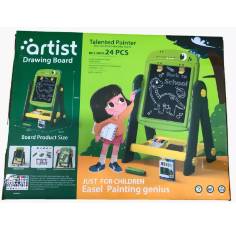 Lavagna da Disegno Doppia Faccia per Bambini –...