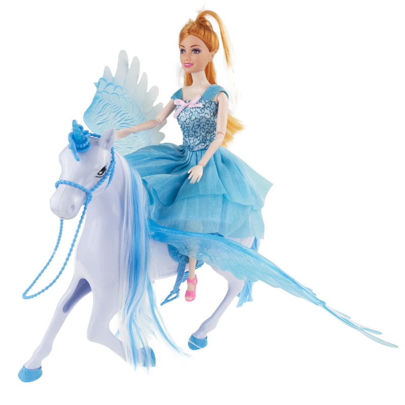 Bambola Principessina con Carrozza e Cavallo...