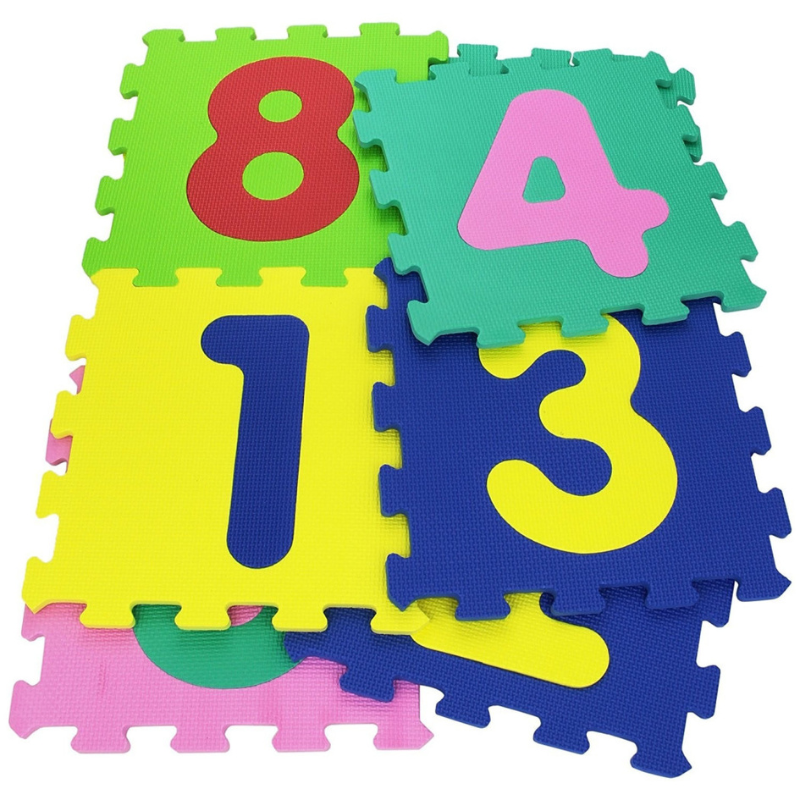 Tappeto Puzzle Numeri 10 Pezzi – Gioco...