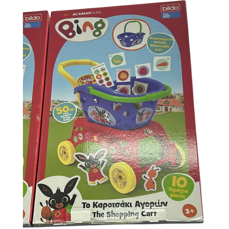 Carrello della Spesa Bing – Gioco 10 Pezzi con...