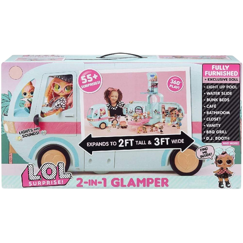 LOL Surprise 2-in-1 Glamper – Camper Giocattolo...