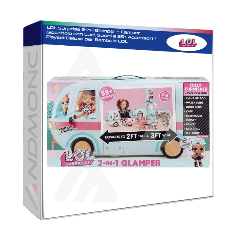 LOL Surprise 2-in-1 Glamper – Camper Giocattolo...