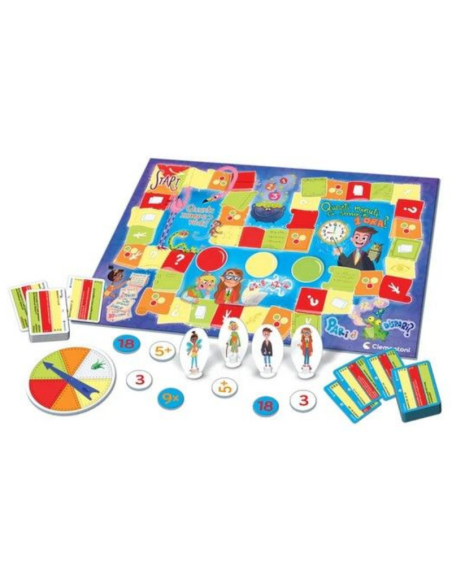 Sapientino Più – Operazioni e Tabelline  Gioco Educativo Clementoni 6-10 Anni  Quiz di Matematica con 3 Livelli di Difficoltà