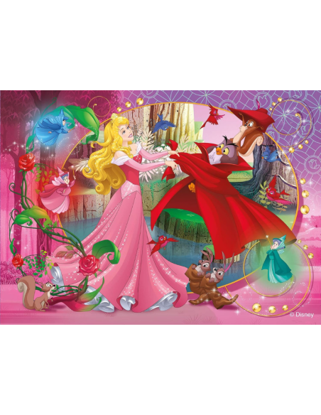 Puzzle Disney Princess Aurora 60 Pezzi Maxifloor Double-Face Lisciani – Gioco Educativo 4+