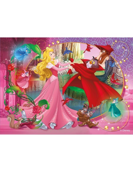 Puzzle Disney Princess Aurora 60 Pezzi Maxifloor Double-Face Lisciani – Gioco Educativo 4+