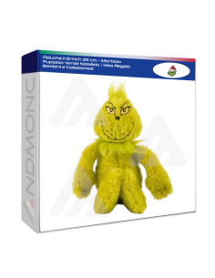 Peluche Il Grinch 25 cm – Morbido Pupazzo Verde Natalizio...