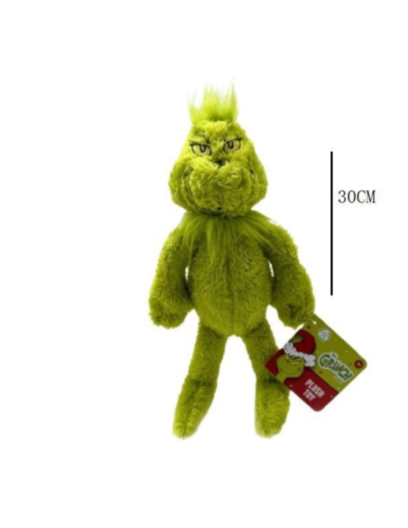 Peluche Il Grinch 30 cm – Pupazzo Morbido Verde Natalizio  Giocattolo e Idea Regalo