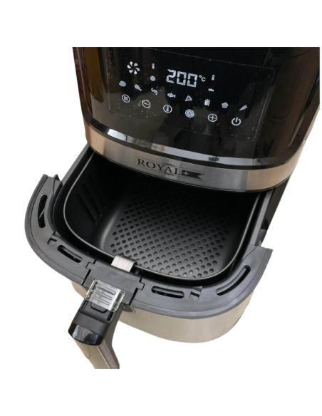 Friggitrice ad Aria Royal 12 Litri 1700W Digitale Smart WiFi – Forno ad Aria Calda Senza Olio con App Tuya