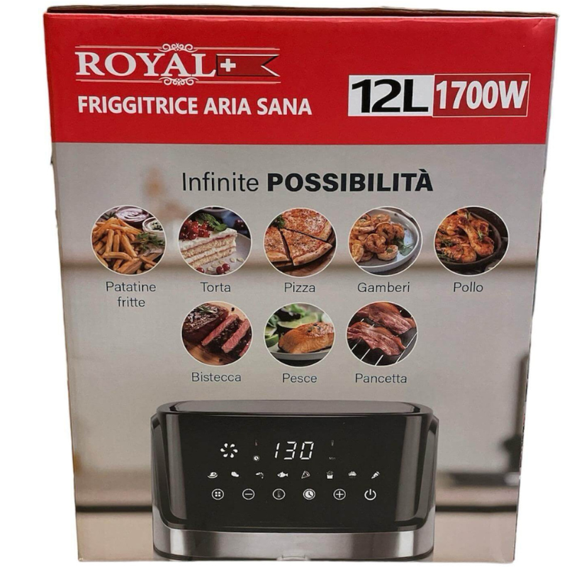 Friggitrice ad Aria Royal 12 Litri 1700W...