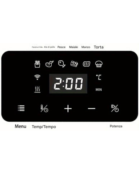 Friggitrice ad Aria Royal 12 Litri 1700W Digitale Smart WiFi – Forno ad Aria Calda Senza Olio con App Tuya