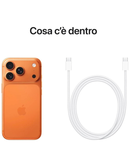 Apple iPhone 17 Pro Max 256GB Cosmic Orange – Display 6,9", Smartphone iOS Originale Nuovo ufficiale