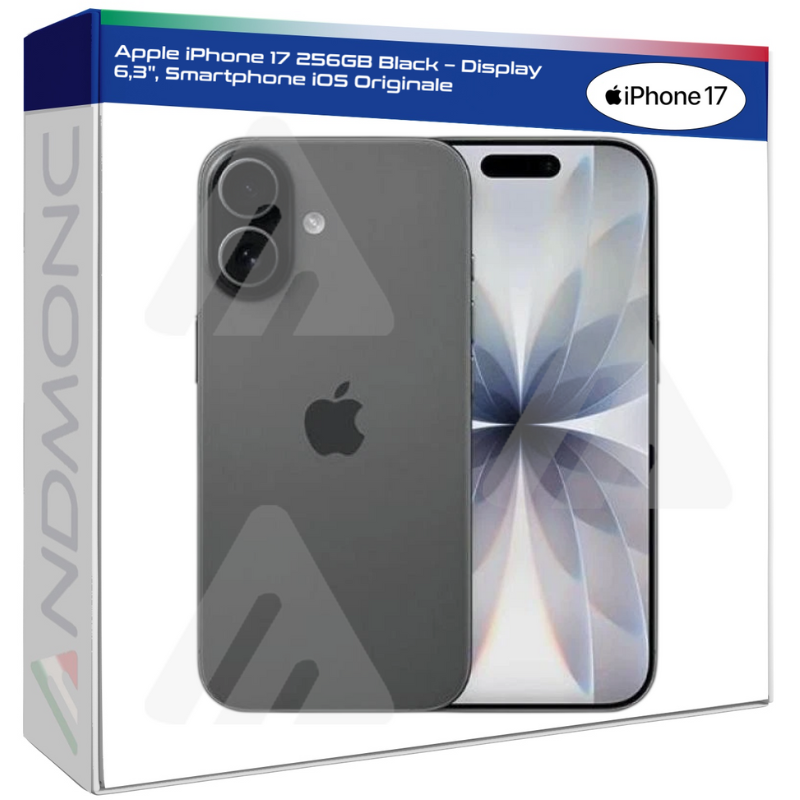 Apple iPhone 17 256GB Black – Display 6,3",...