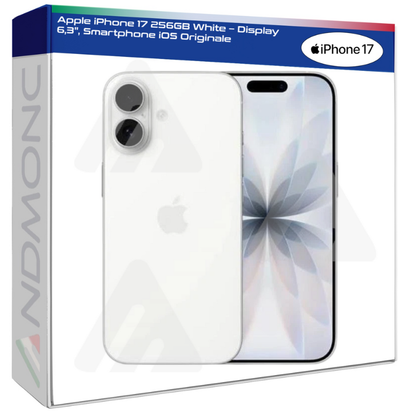 Apple iPhone 17 256GB White – Display 6,3",...