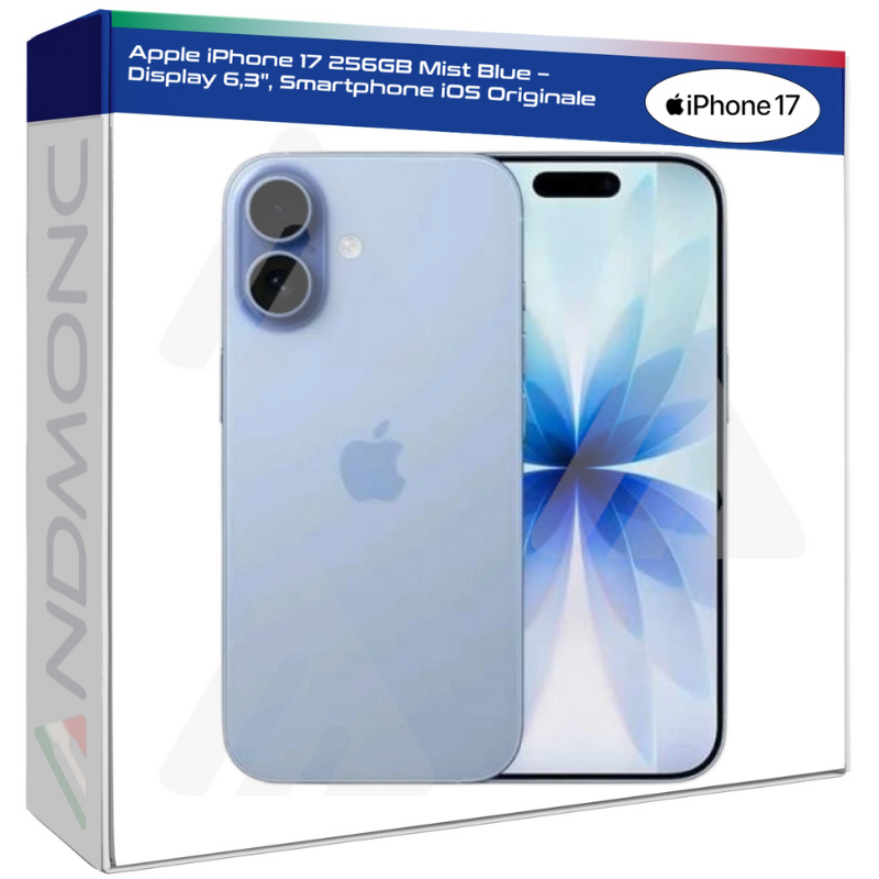 Apple iPhone 17 256GB Mist Blue – Display 6,3",...