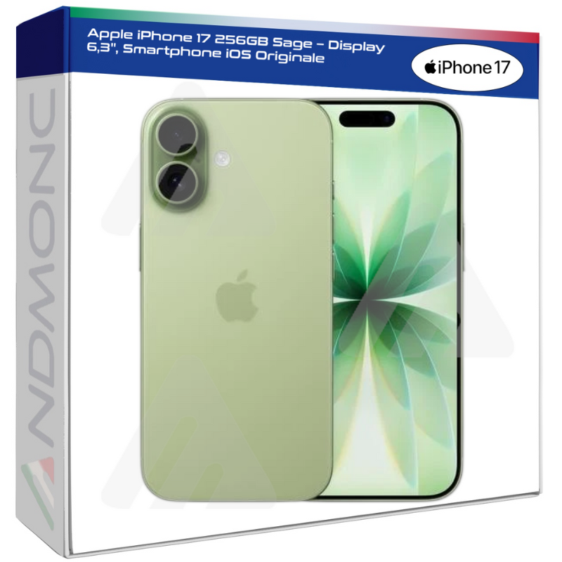 Apple iPhone 17 256GB Sage – Display 6,3",...