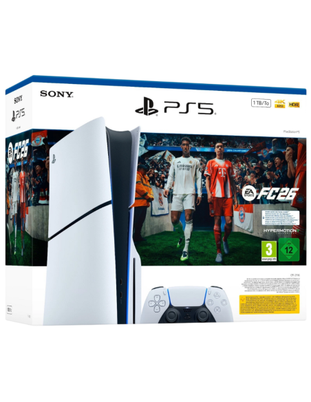 Sony PlayStation 5 Console 1TB Standard Edition E-Chassis White + EA Sports FC 26 – PS5 Next-Gen