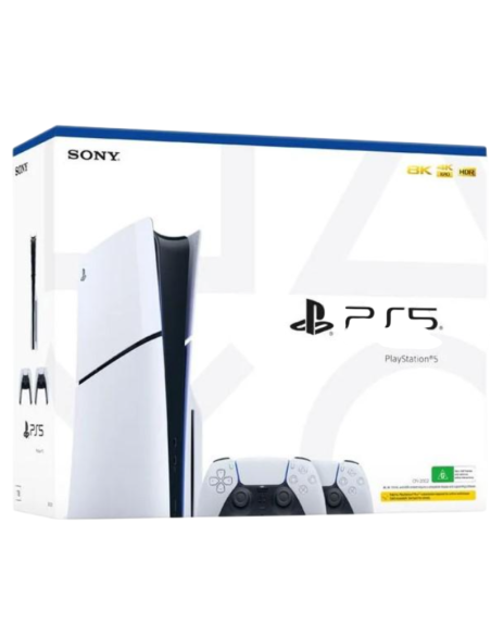Sony PlayStation 5 Console 1TB Standard Slim White + 2 Controller DualSense ITA – PS5 Next-Gen