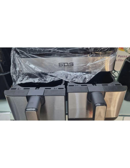 Friggitrice ad Aria SDS DUOS 12L (6L+6L) 2400W Doppio Cestello | Display Touch 8 Programmi