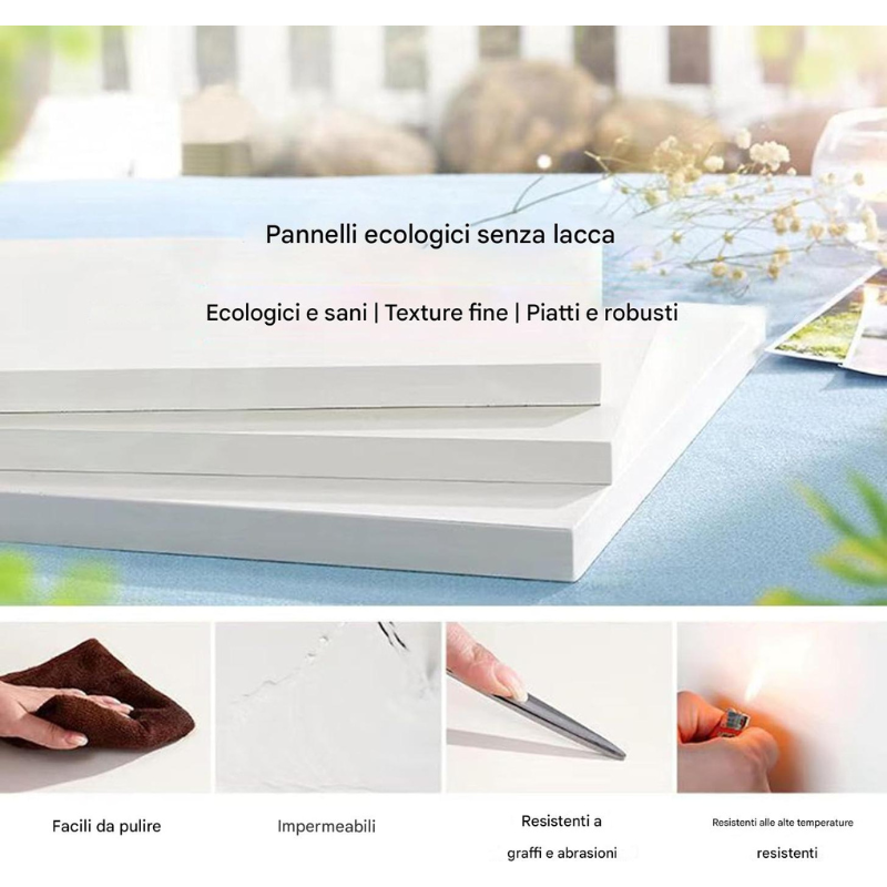 Tavolo da Trucco con Specchio Scorrevole LED 2...