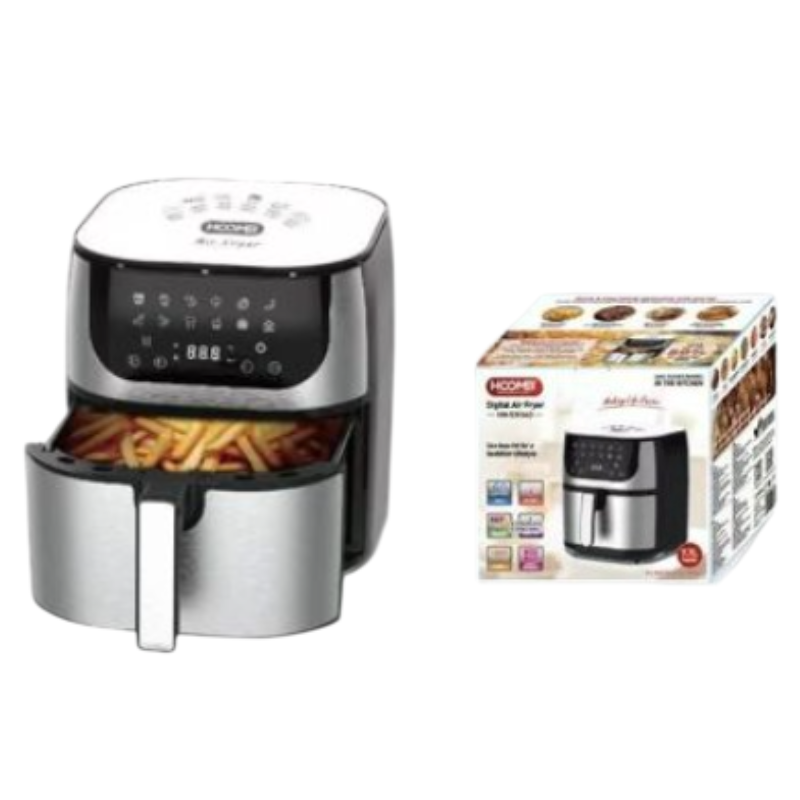 Friggitrice ad Aria Digitale HOMEI 5,5L 1500W –...
