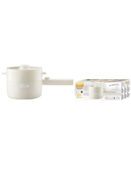 Pentola Elettrica HOOMEI HM-5342 con Vaporiera 2L – Hot Pot Multifunzione 600W con Regolazione Temperatura