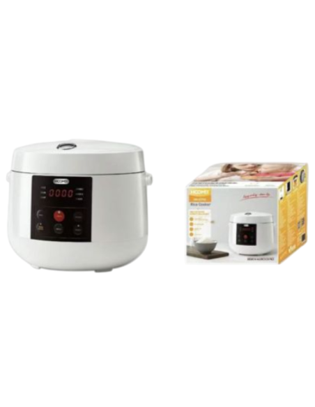 Rice Cooker Elettrico HOOMEI HM-5379W 1L – Multifunzione Programmabile con Timer 24h e Funzione Mantenimento Caldo