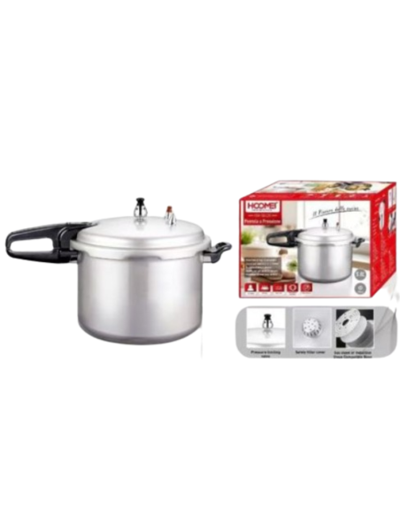 Pentola a Pressione HOOMEI HM-5042K 5,8L – Acciaio Inox per Gas e Induzione con Sistemi di Sicurezza