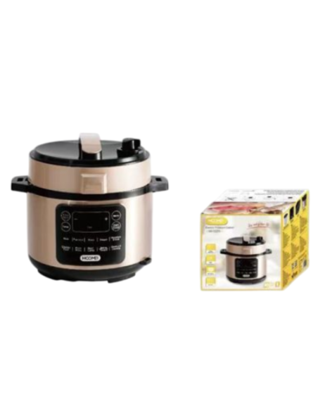 Pentola a Pressione Elettrica HOOMEI HM-5329S 5L – Multicooker Digitale 900W con Programmi Automatici e Keep Warm
