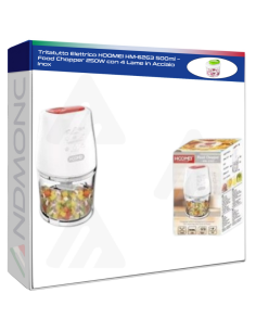 Tritatutto Elettrico HOOMEI HM-6263 500ml – Food Chopper...