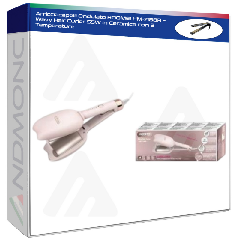 Arricciacapelli Ondulato HOOMEI HM-7188R – Wavy...