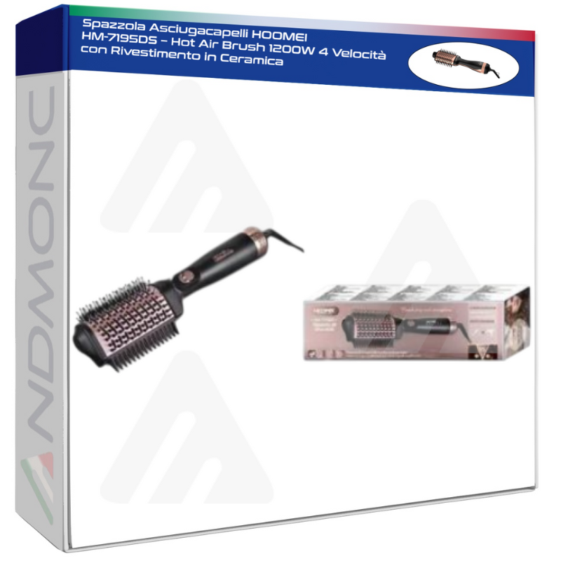 Spazzola Asciugacapelli HOOMEI HM-7195DS – Hot...