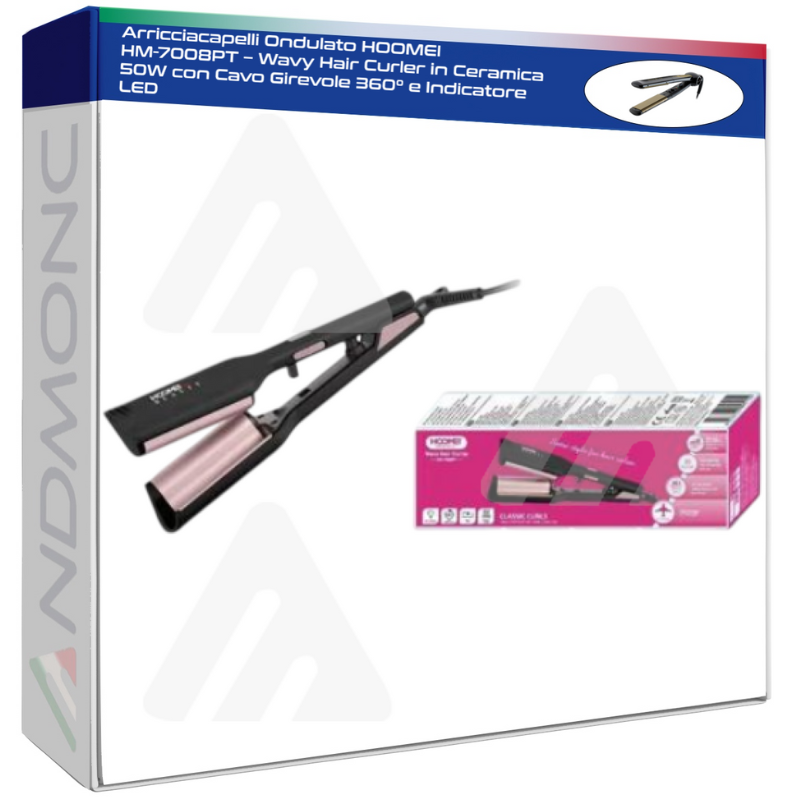 Arricciacapelli Ondulato HOOMEI HM-7008PT –...