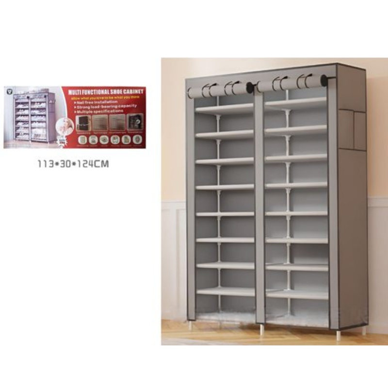 Scarpiera Doppia Salvaspazio in Tessuto con...