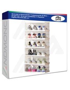 copy of Scarpiera Salvaspazio in Tessuto con Ripiani –...