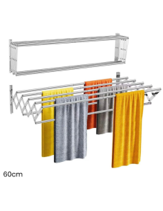 Stendibiancheria da Parete Estensibile in Acciaio Inox 60... 2