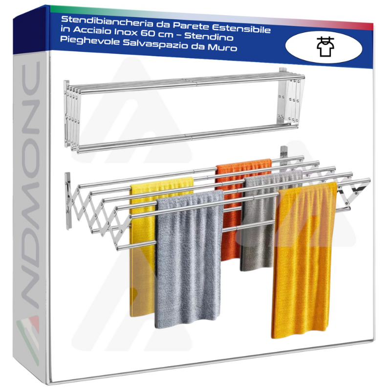 Stendibiancheria da Parete Estensibile in...