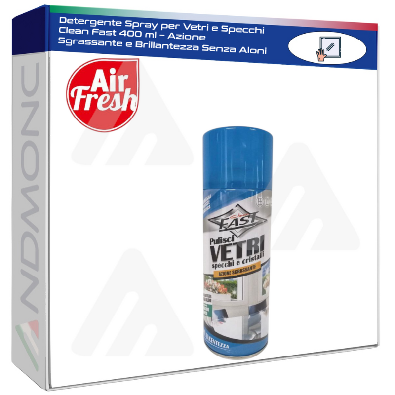 Detergente Spray per Vetri e Specchi Clean Fast...